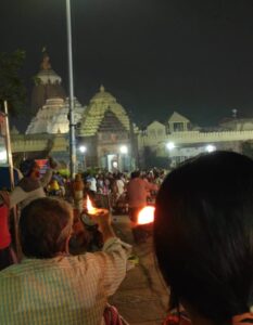 Evening Prayer in Puri Temple Odisha