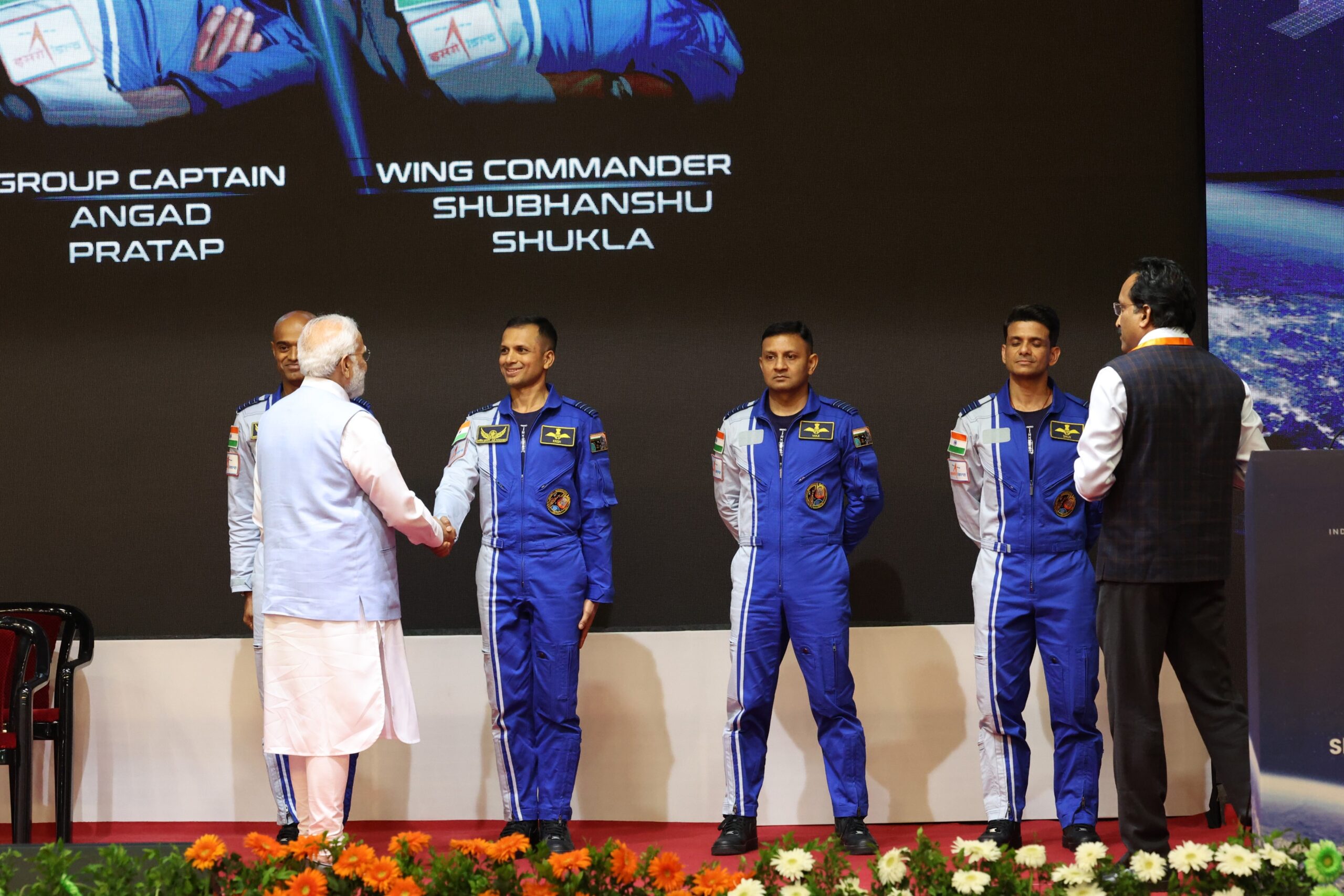 4 astronauts For 1st Manned Mission of India